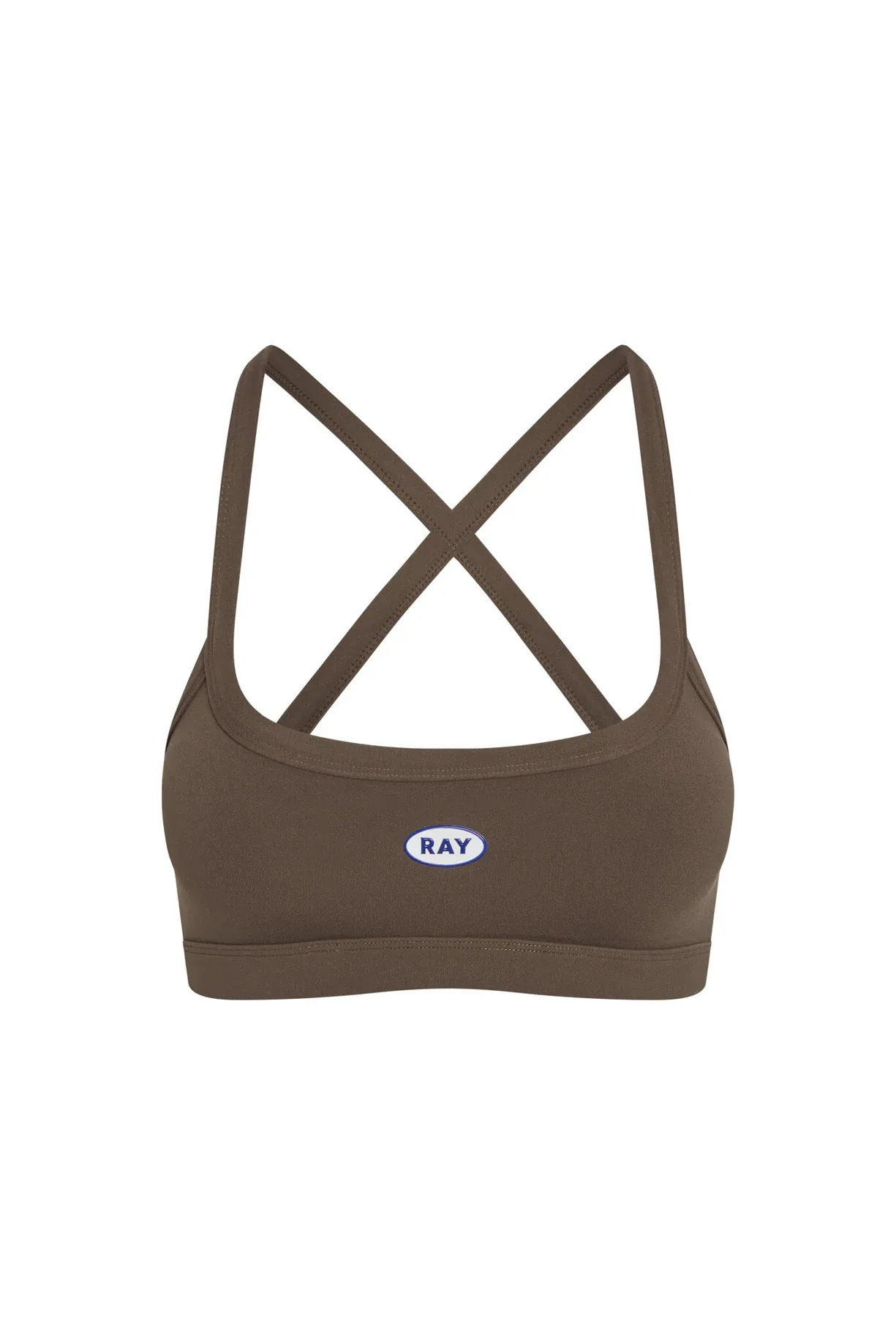 Ray Criss Cross Sports Bra Coconut