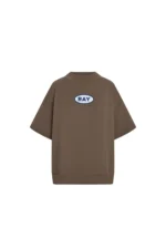 Ray Short Sleeve Mock Neck Sweatshirt Coconut - Image 3