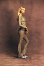 Foldover Wide Leg Pants - Mossy Oak® Bottomland - Image 3