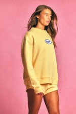 Ray Mock Neck Sweatshirt Bee - Image 2