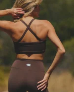 Ray Criss Cross Sports Bra Coconut - Image 4