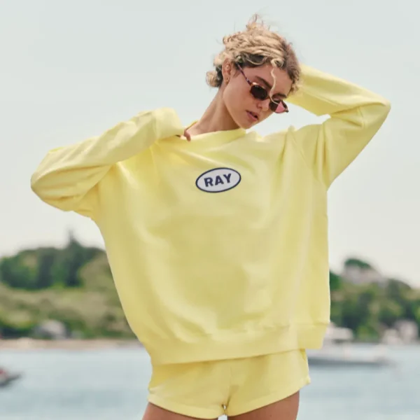 Ray Mock Neck Sweatshirt Sunny
